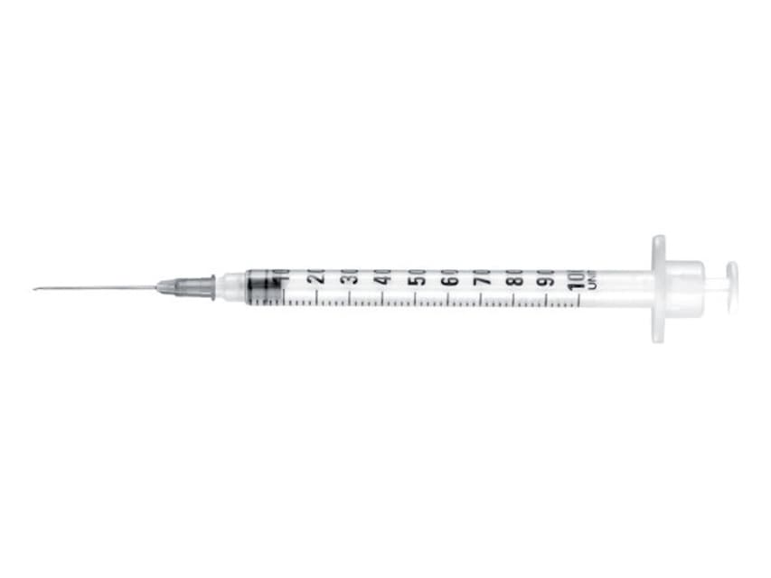 Insulin Syringe 1 Ml - 25g - 0.5x16 Mm Cutie cu 100 - imagine produs