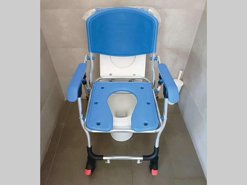 Folding Scaun Rulant cu Toaleta - imagine produs - imagine 9