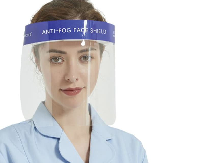 De unica folosinta anti-fog face shield - produs medical pentru oferta ZESCORP