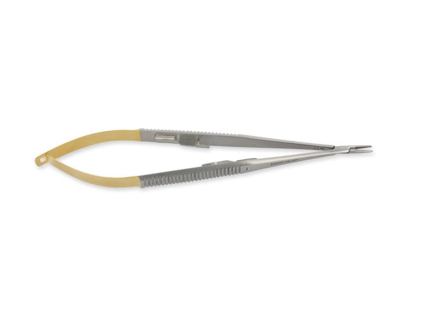 Castroviejo portac drept - 14 cm - rough tip - produs medical pentru oferta ZESCORP