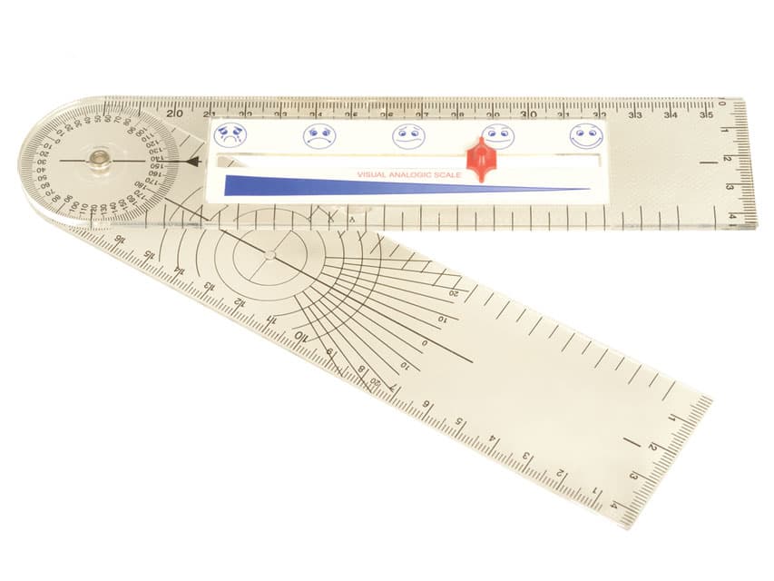 Goniometer cu pain cantar ruler - 203x45x7 mm - produs medical pentru oferta ZESCORP