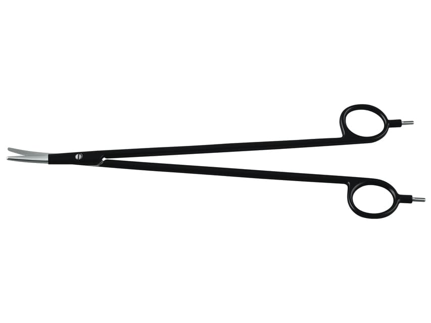 Bipolar foarfeca - 18 cm (7”) - curbat - produs medical pentru oferta ZESCORP