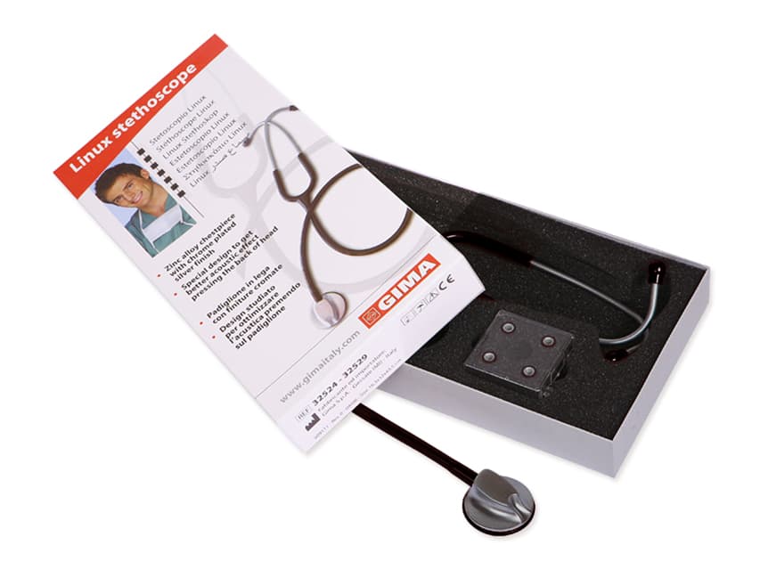 Linux stetoscop - negru - produs medical pentru oferta ZESCORP