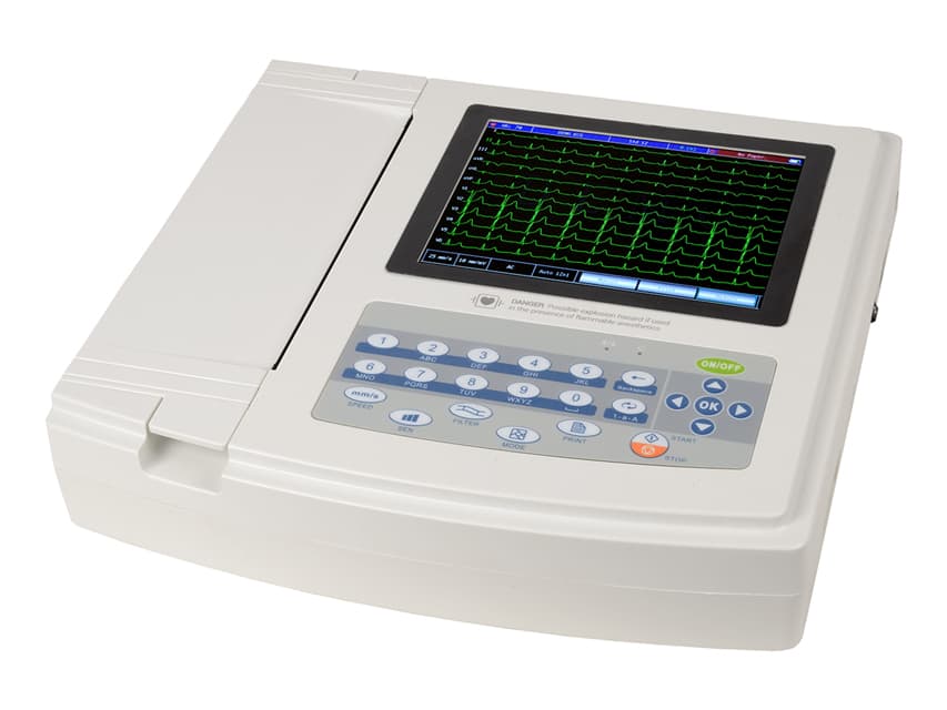 Multi channel ECG cu interpretation on hartie - produs medical pentru oferta ZESCORP