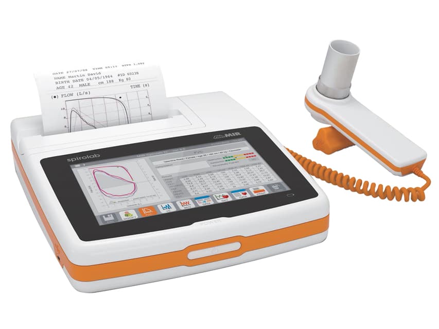 Spirolab® spirometer cu 7” touchscreen - produs medical pentru oferta ZESCORP