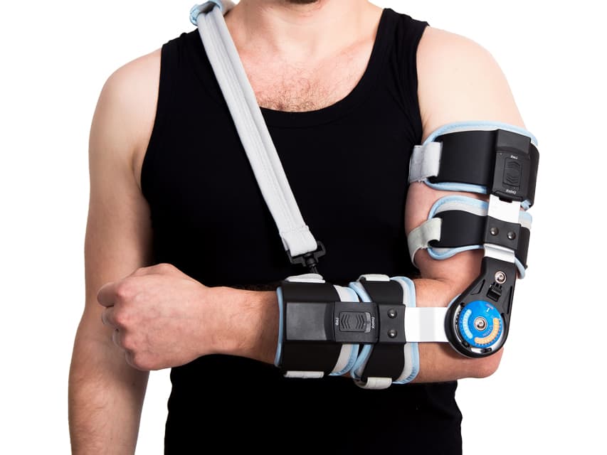 Universal elbow brace cu sling - left - produs medical pentru oferta ZESCORP