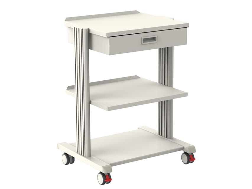 2 Shelves 50x42 Cm + Base + Drawer78 - imagine produs