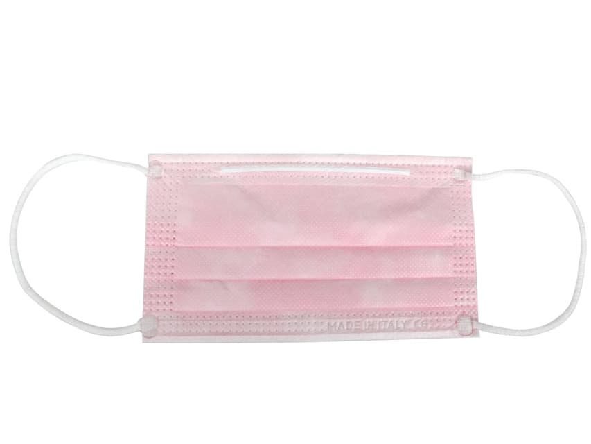 Masti chirurgicale in 3 straturi roz cutie cu 50 - produs medical pentru oferta ZESCORP