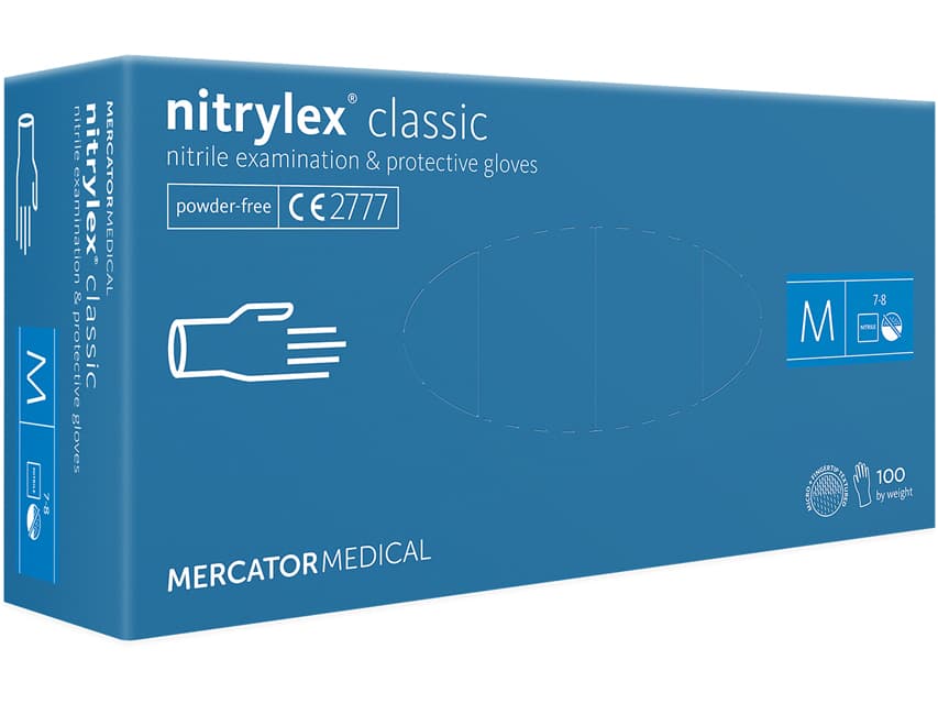 Mediu 7- 8 albastru cutie o f 100 - produs medical pentru oferta ZESCORP