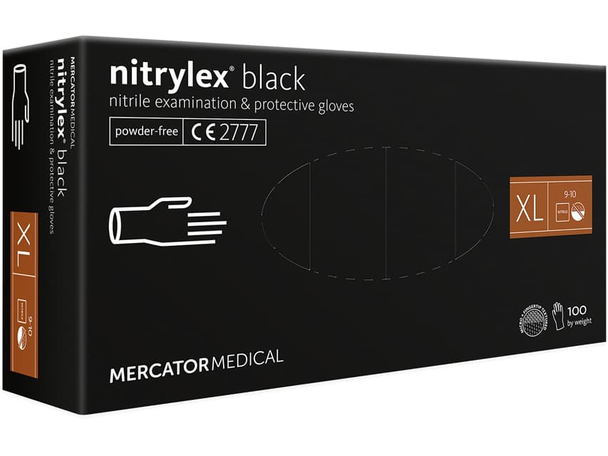 Extra largeg 9-10 negru cutie o f 100 - produs medical pentru oferta ZESCORP