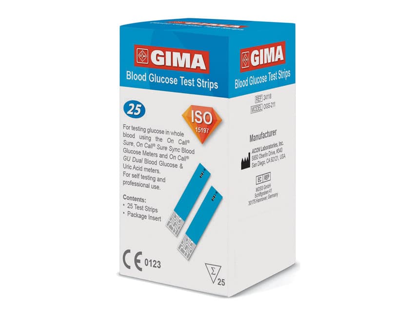 Glucoza benzi - cutie cu 25 benzi* - produs medical pentru oferta ZESCORP