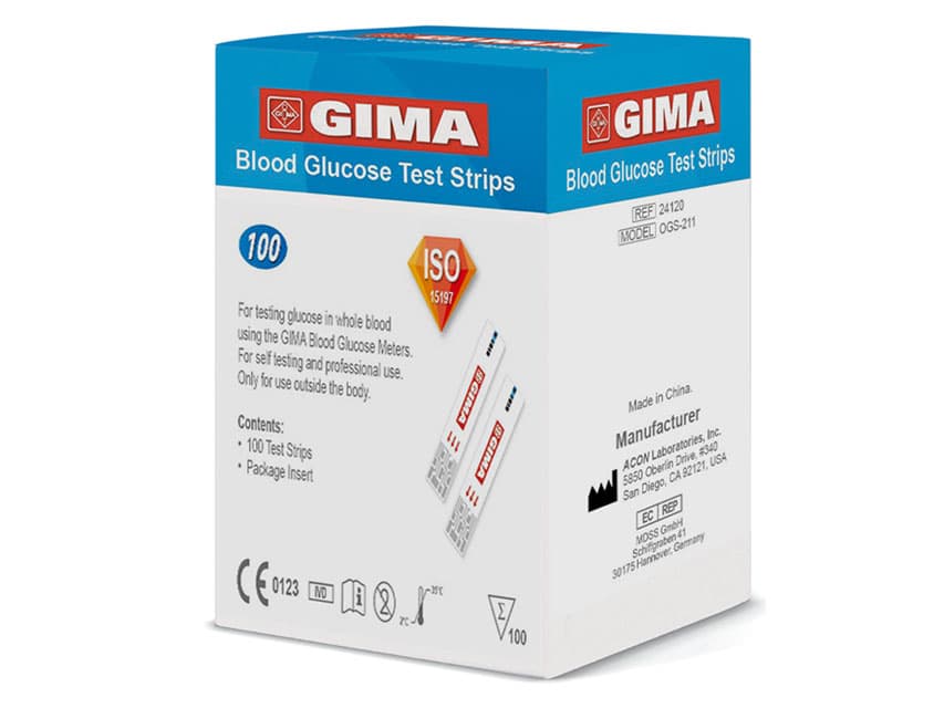 Glucoza benzi - cutie cu 100 benzi* - produs medical pentru oferta ZESCORP