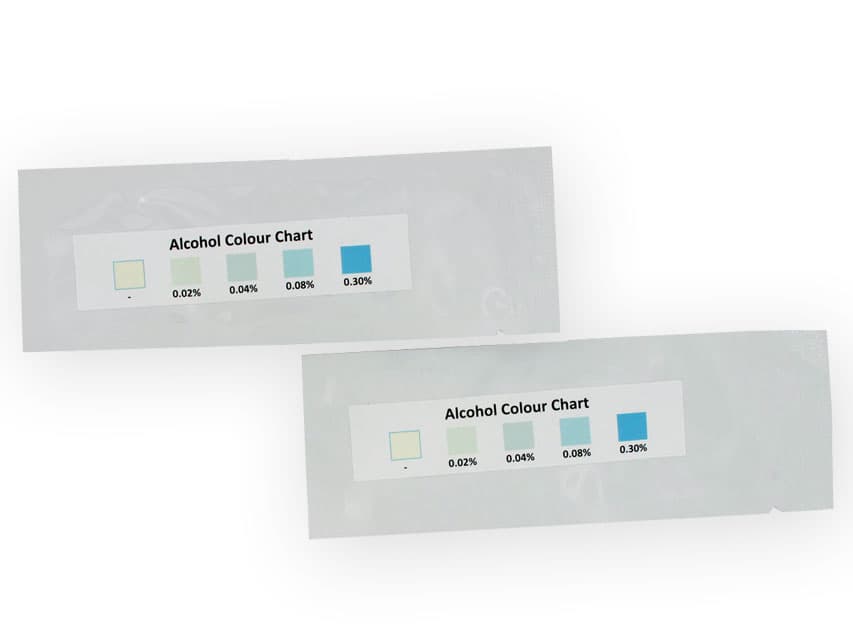 Saliva alcohol test benzi - cutie cu 25 benzi - produs medical pentru oferta ZESCORP