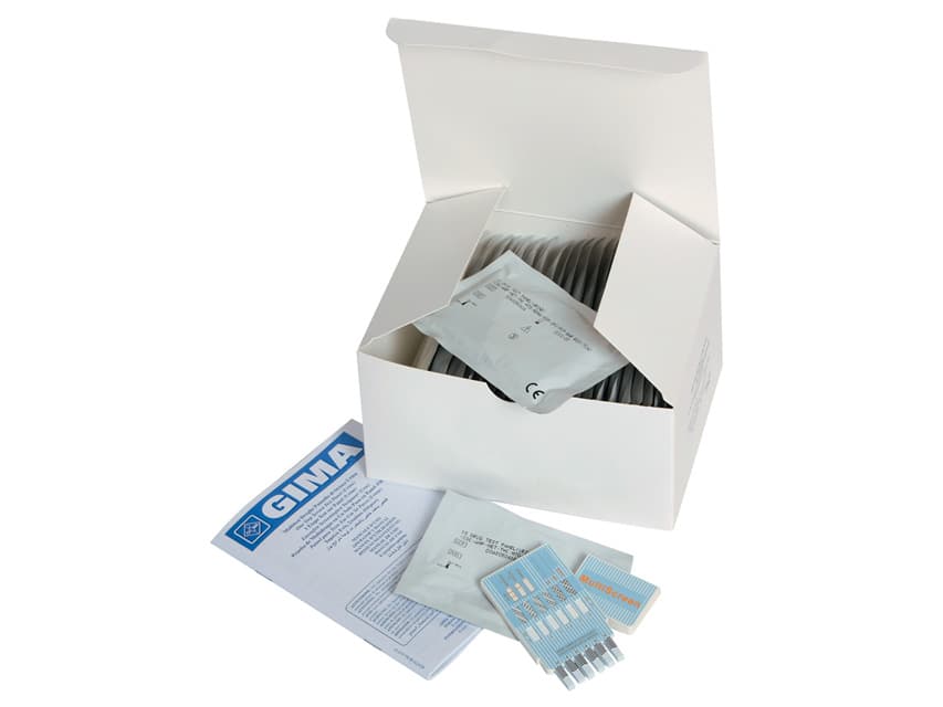 Multi drug panel tests - urina - cutie cu 25 tests pentru 12 drugs - produs medical pentru oferta ZESCORP