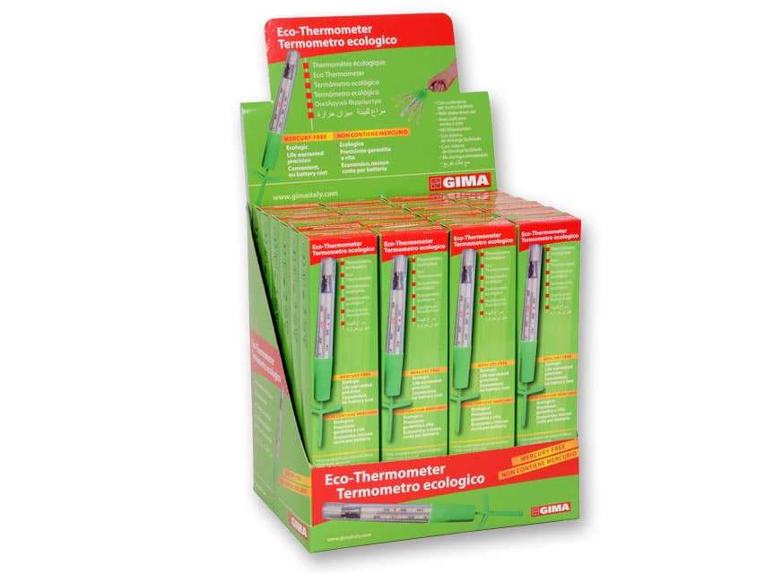 Ecological oval termometru cu shaker - display - produs medical pentru oferta ZESCORP