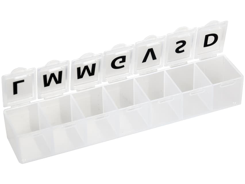 Weekly pill cutie - transparent - hang cutie - it - produs medical pentru oferta ZESCORP