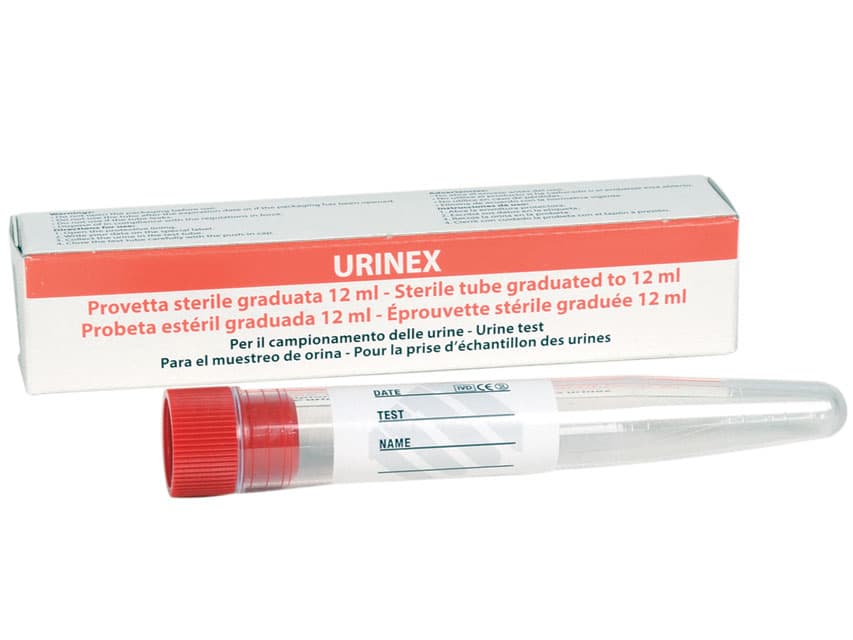 Urina test tube 12 ml polystyrene cutie cu 100 - produs medical pentru oferta ZESCORP