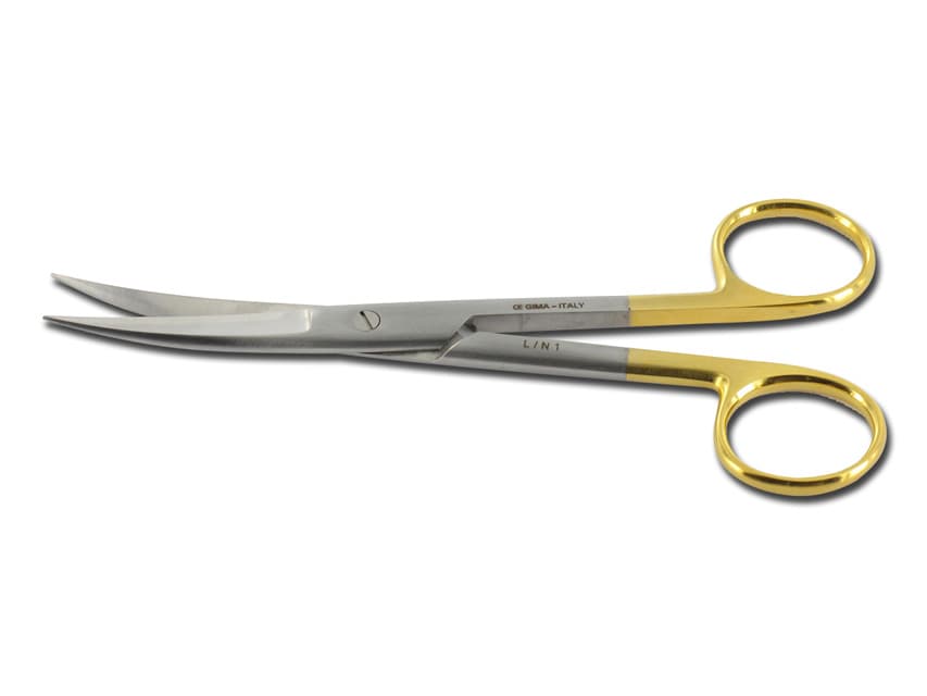 Curbat foarfeca ascutit/ascutit - 14.5 cm - produs medical pentru oferta ZESCORP