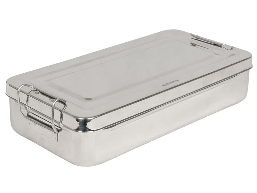 Otel inoxidabil cutie 30X15XH 6 cm - produs medical pentru oferta ZESCORP