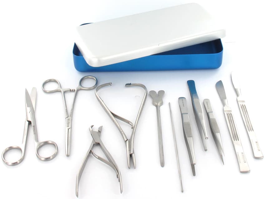 Trousse suprema - aluminiu cutie 11 instr. - produs medical pentru oferta ZESCORP