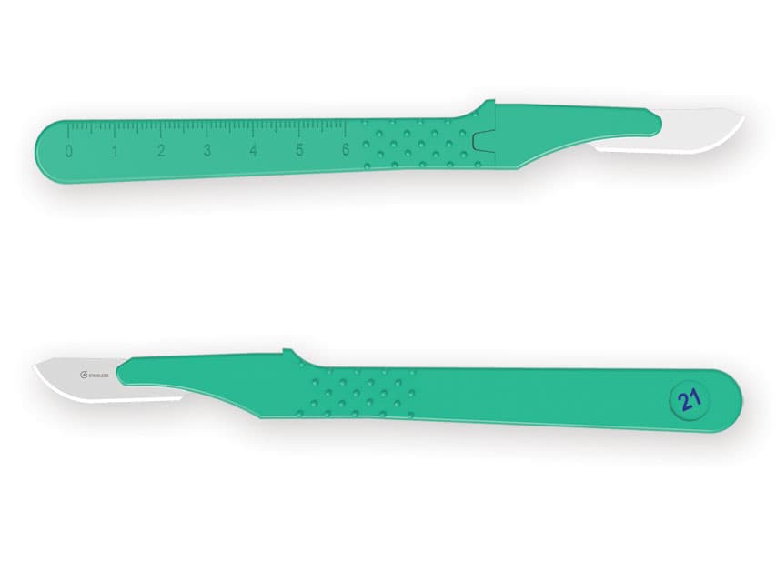 De unica folosinta scalpels - lame 21 - produs medical pentru oferta ZESCORP