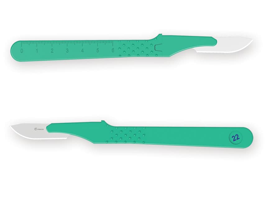 De unica folosinta scalpels - lame 22 - produs medical pentru oferta ZESCORP