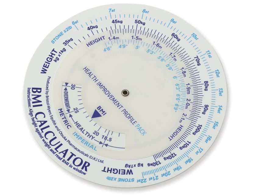 Bmi calculator - cutie cu 10 - produs medical pentru oferta ZESCORP