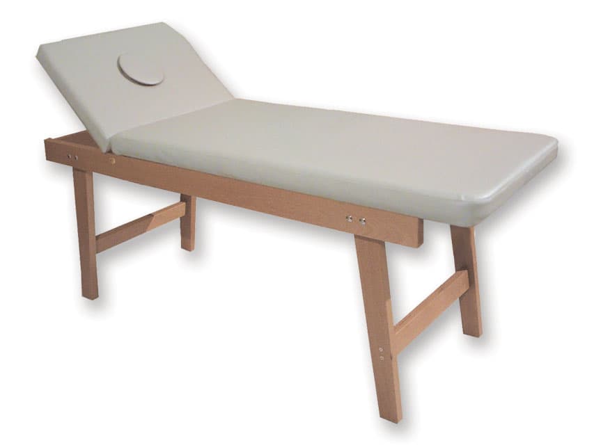 Wooden canapea medicala - cu face hole - beech - produs medical pentru oferta ZESCORP