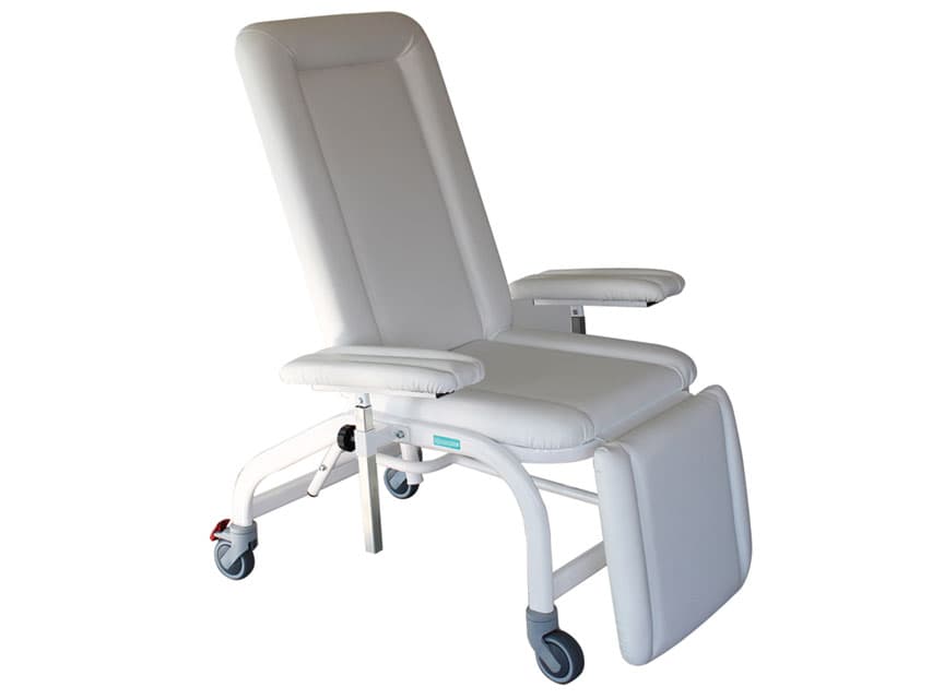 Donor armchair cu wheels - alb - produs medical pentru oferta ZESCORP