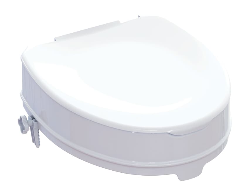 Raised toilet seat cu lid - 10 cm - produs medical pentru oferta ZESCORP