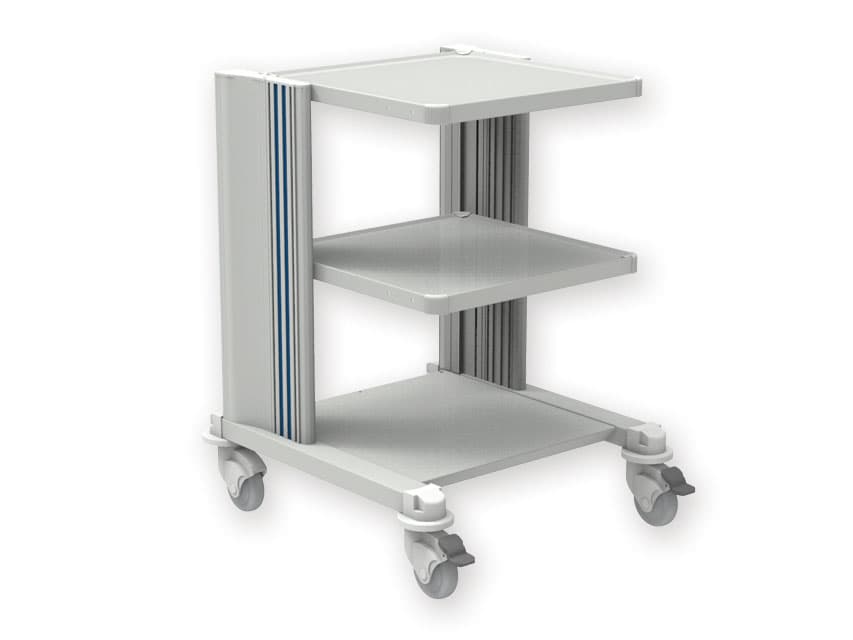 Pro cart 2 shelves - h 80 cm - produs medical pentru oferta ZESCORP