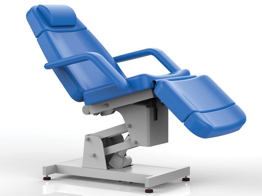 Amira scaun - 2 motors - albastru - produs medical pentru oferta ZESCORP
