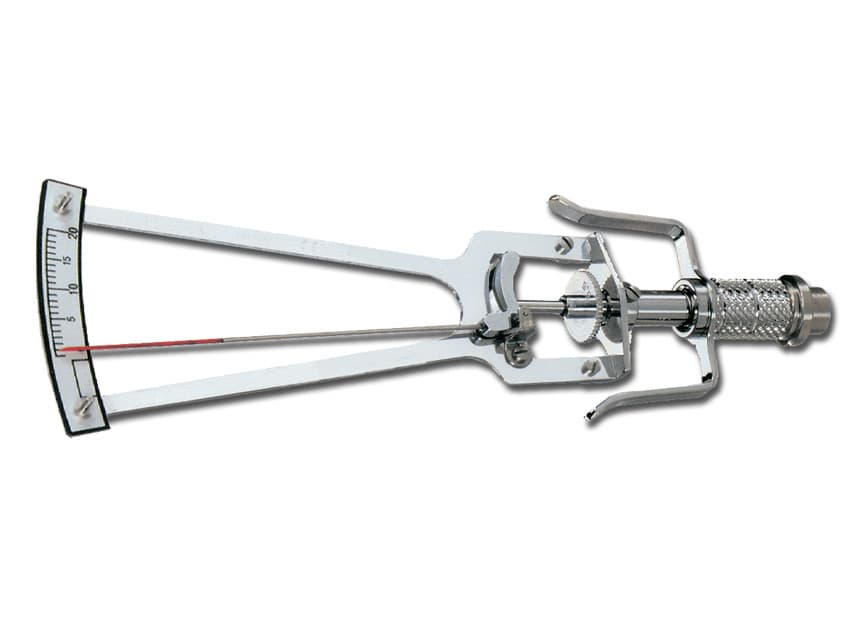Schiötz tonometer - drept - produs medical pentru oferta ZESCORP