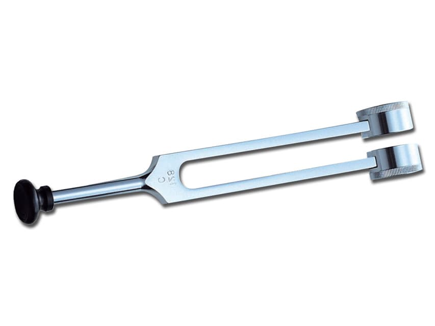 Aluminiu tuning fork 128 hz - cu foot - produs medical pentru oferta ZESCORP