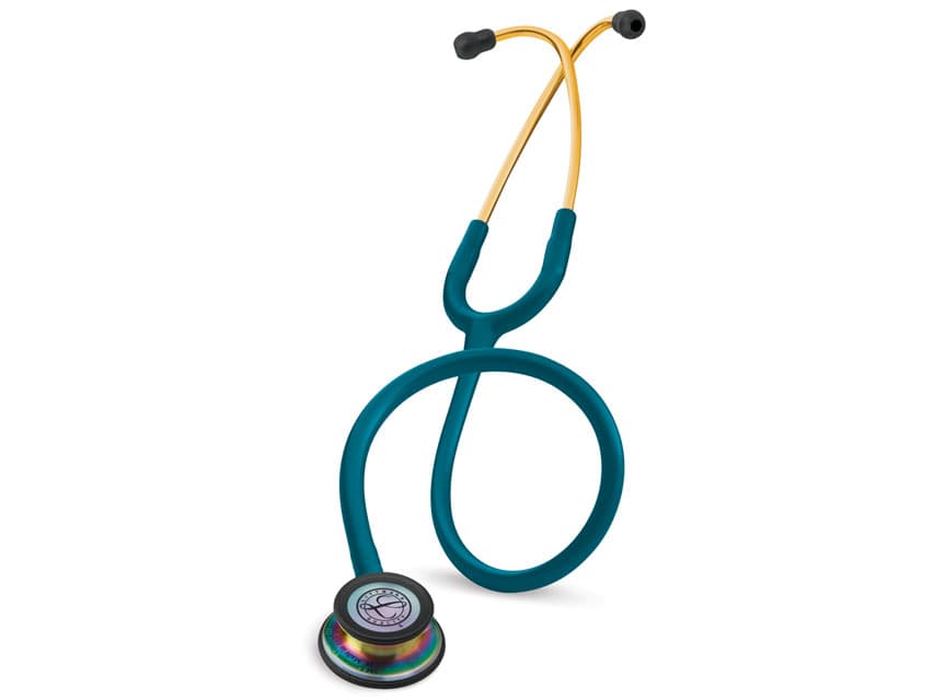 5807 Littmann classic iii - caribbean albastru - curcubeu fin. - produs medical pentru oferta ZESCORP