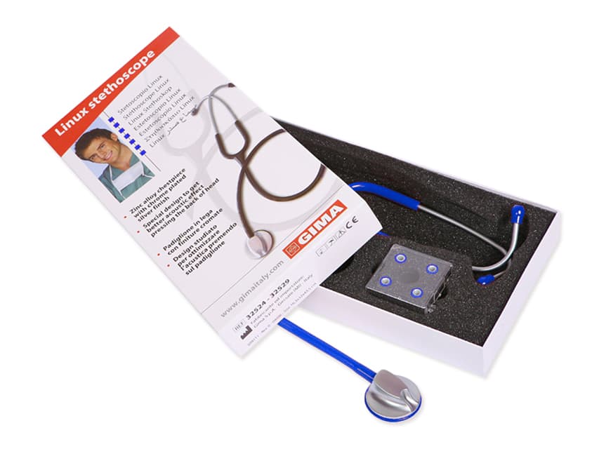 Linux stetoscop - albastru - produs medical pentru oferta ZESCORP
