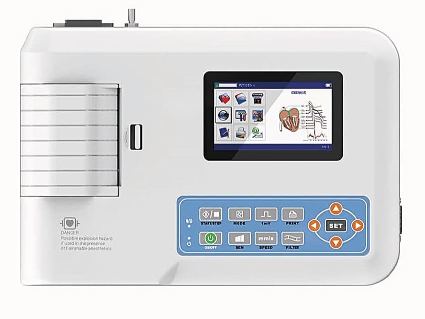 3 channel ECG 300g - monitor up to 12 channels - produs medical pentru oferta ZESCORP