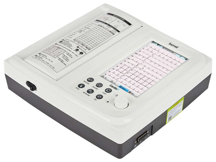 New ECG cardio 7: 12 channel ECG cu touch - produs medical pentru oferta ZESCORP