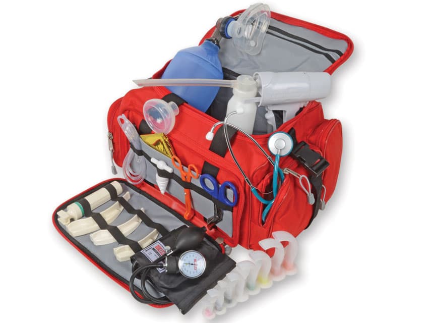 “GIMA 6” emergency geanta - echipata - fara butelie - produs medical pentru oferta ZESCORP