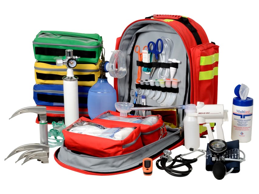 “GIMA 11” emergency rucksack - echipata - produs medical pentru oferta ZESCORP