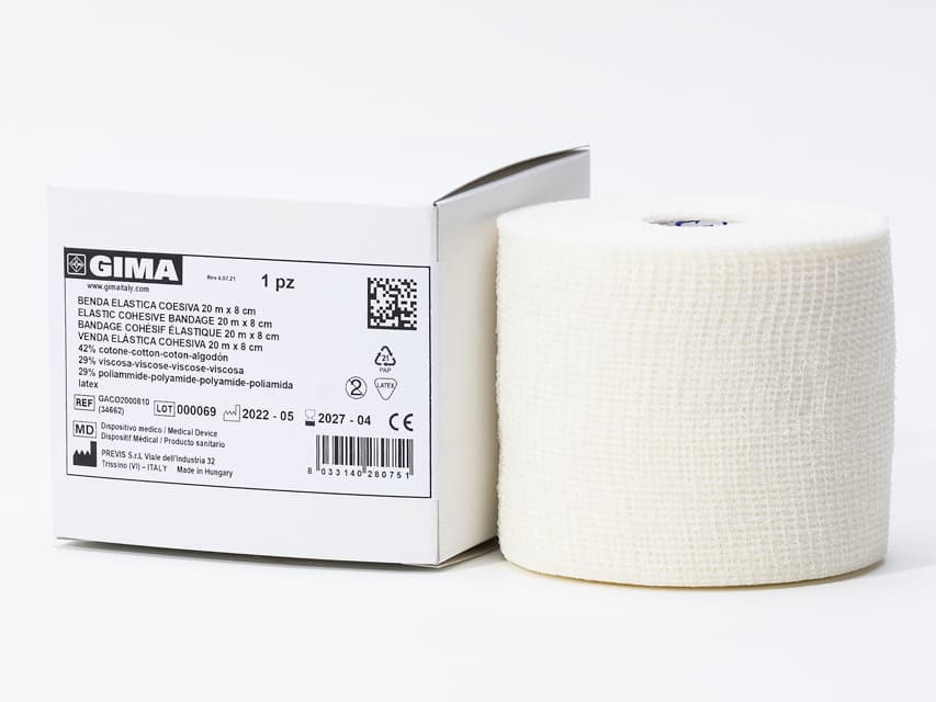 Cohesive bandage 20 m x 8 cm cutie cu 1 - produs medical pentru oferta ZESCORP