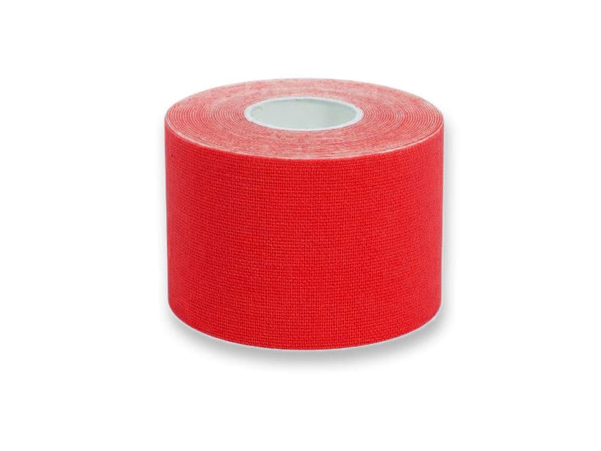 Kinesiology tape 5 m x 5 cm - rosu cutie cu 1 - produs medical pentru oferta ZESCORP