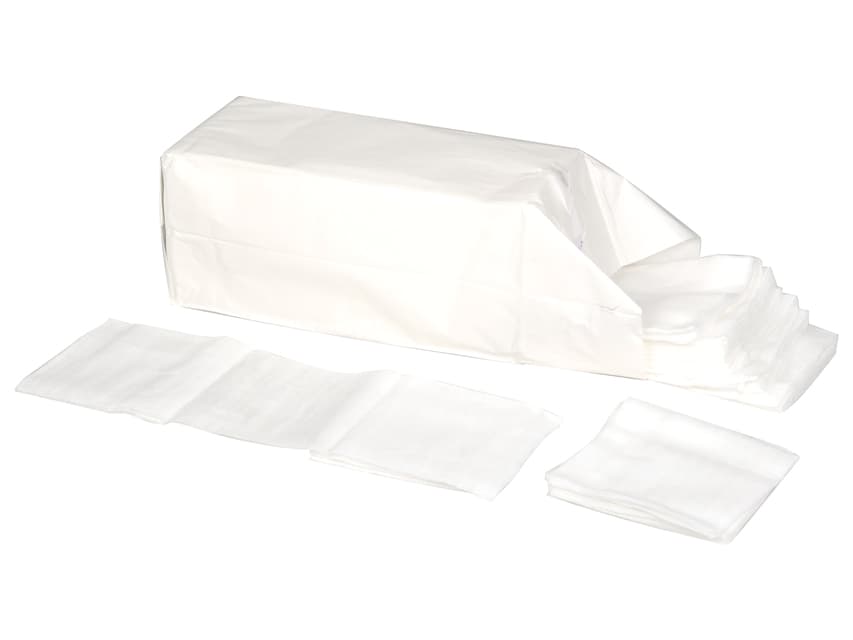 Gauze swabs pure cotton, 20 threads, yarn 40/40, folded si - produs medical pentru oferta ZESCORP