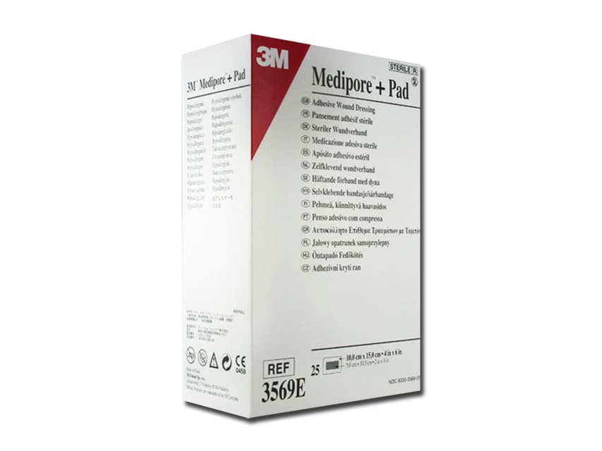 3569E medipore + tampon - 10X15 cm cutie cu 25 pcs - produs medical pentru oferta ZESCORP