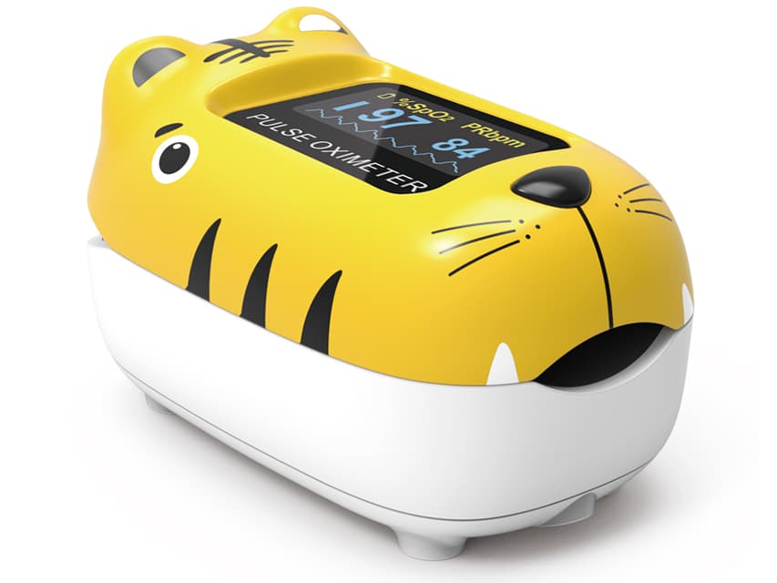 OXY-0 pediatric oxymeter - tiger - gb, fr, it, pt, se, ro - produs medical pentru oferta ZESCORP