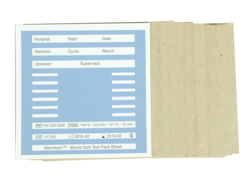 Bowie dick test pack - cutie cu 20 pcs - produs medical pentru oferta ZESCORP