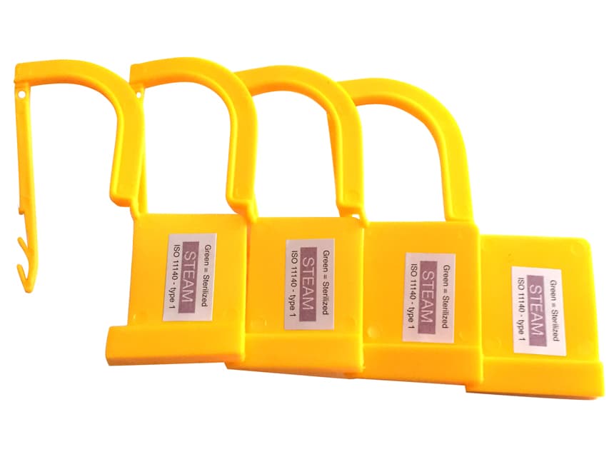 Security seal cu steam indicator - yellow cutie cu 100 - produs medical pentru oferta ZESCORP