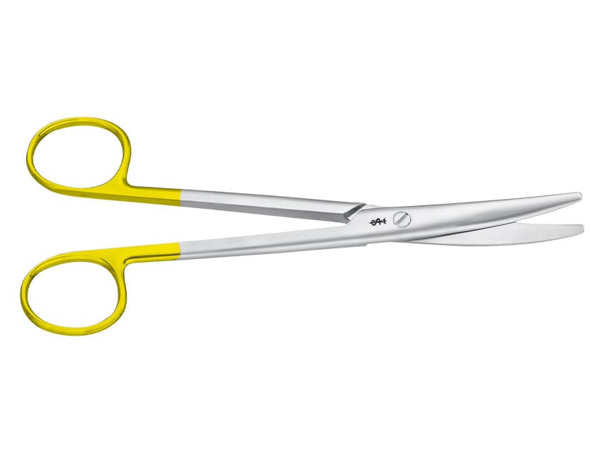 Foarfeca Mayo TC Durotip fina - curbata - produs medical pentru oferta ZESCORP