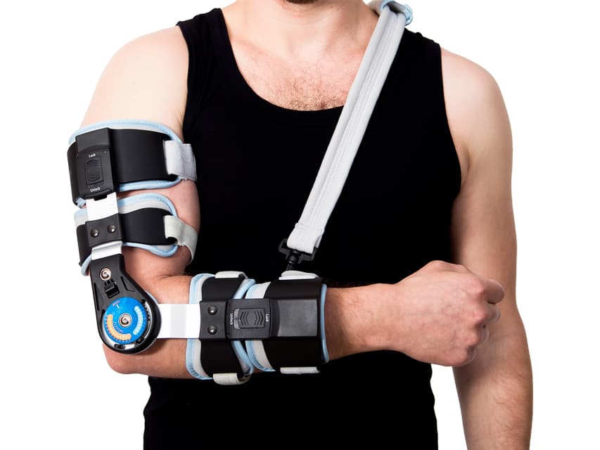 Universal elbow brace cu sling - right - produs medical pentru oferta ZESCORP