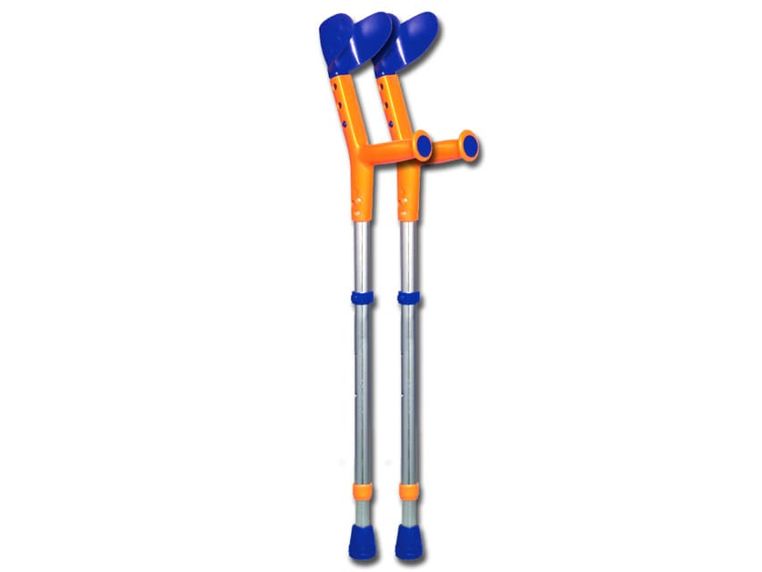 Tiki crutches - albastru/orange - pair - produs medical pentru oferta ZESCORP